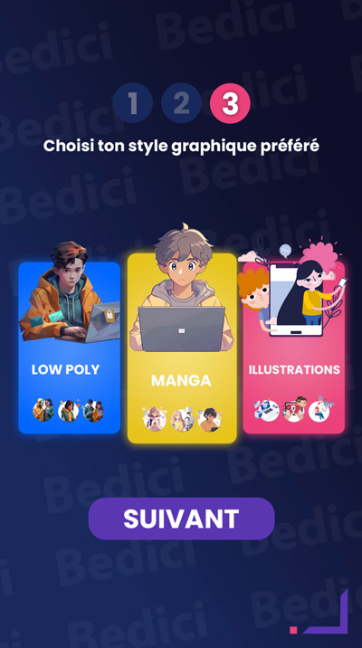 Choix du style graphique éducation